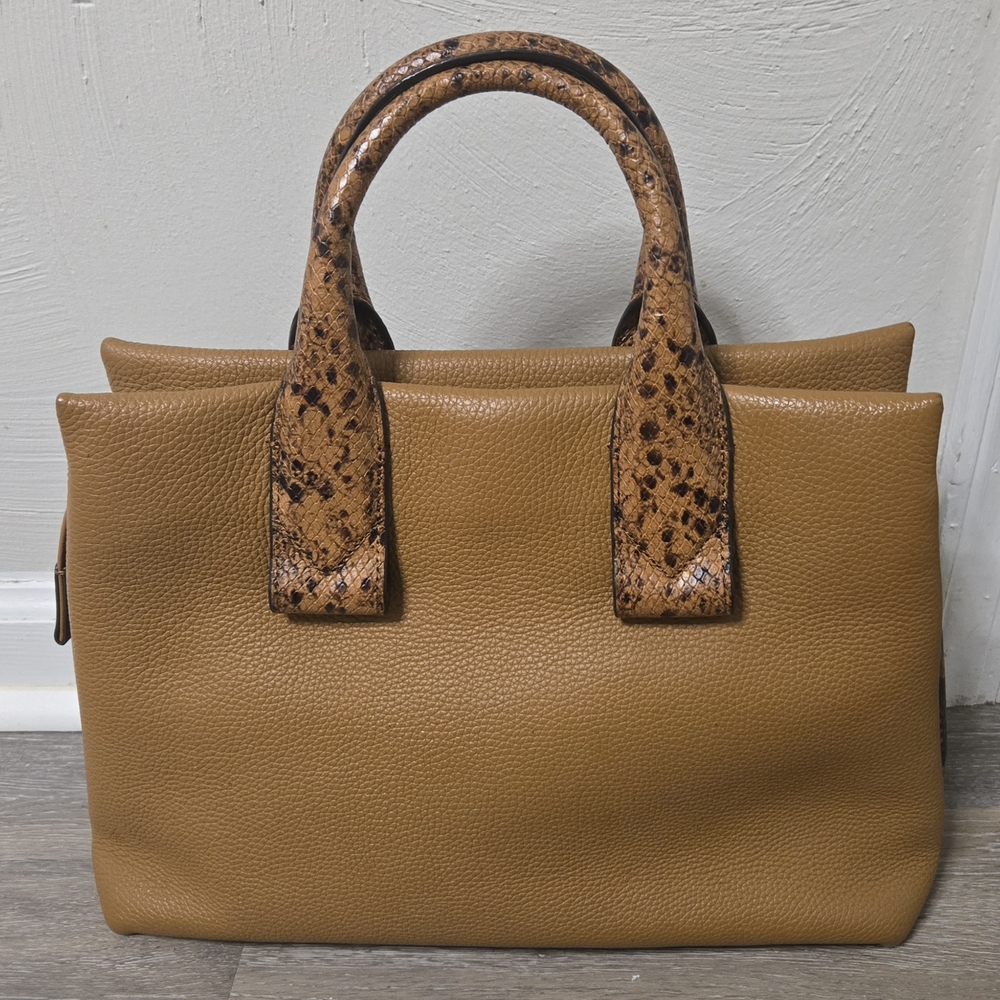 Michael Kors Rollins Large Python Embossed Satchel - image 2